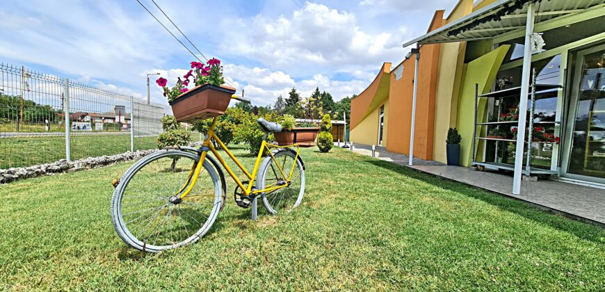 Jól felszerelt, bejáratott virágüzlet komoly forgalommal, saját parkolóval 5153